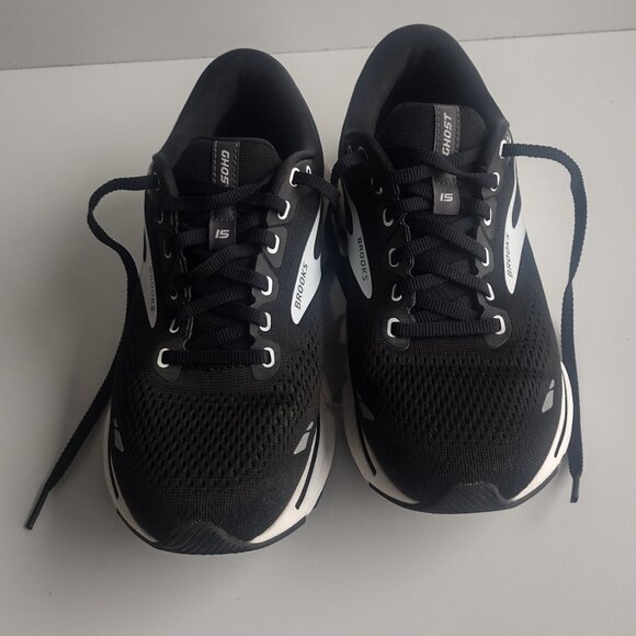 Brooks Ghost 15 Women’s Size 9D Wide Black Running Shoes Sneakers - 1203801D012 - Picture 5 of 8